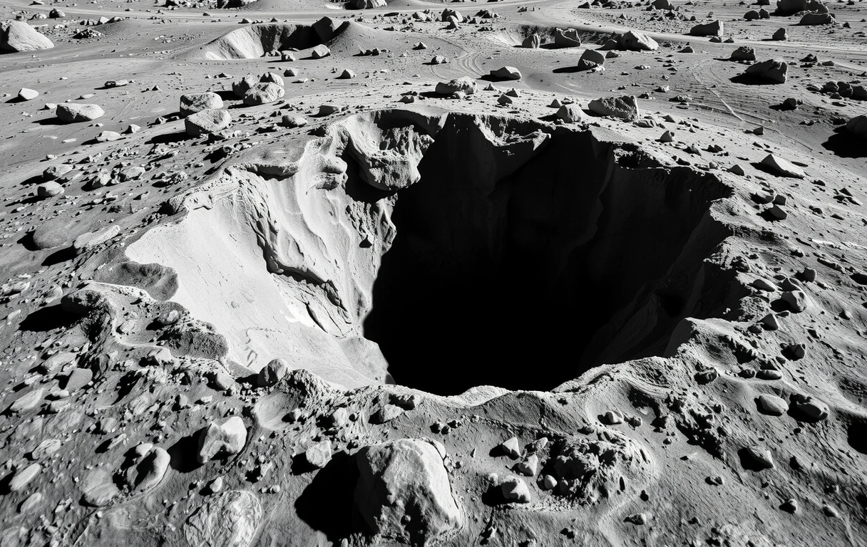 Atmospheric lunar landscape representing the quiet space of recovery